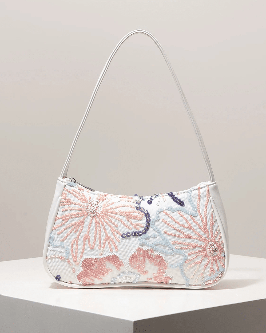 Sac à bandoulière Sophia brodé à sequins