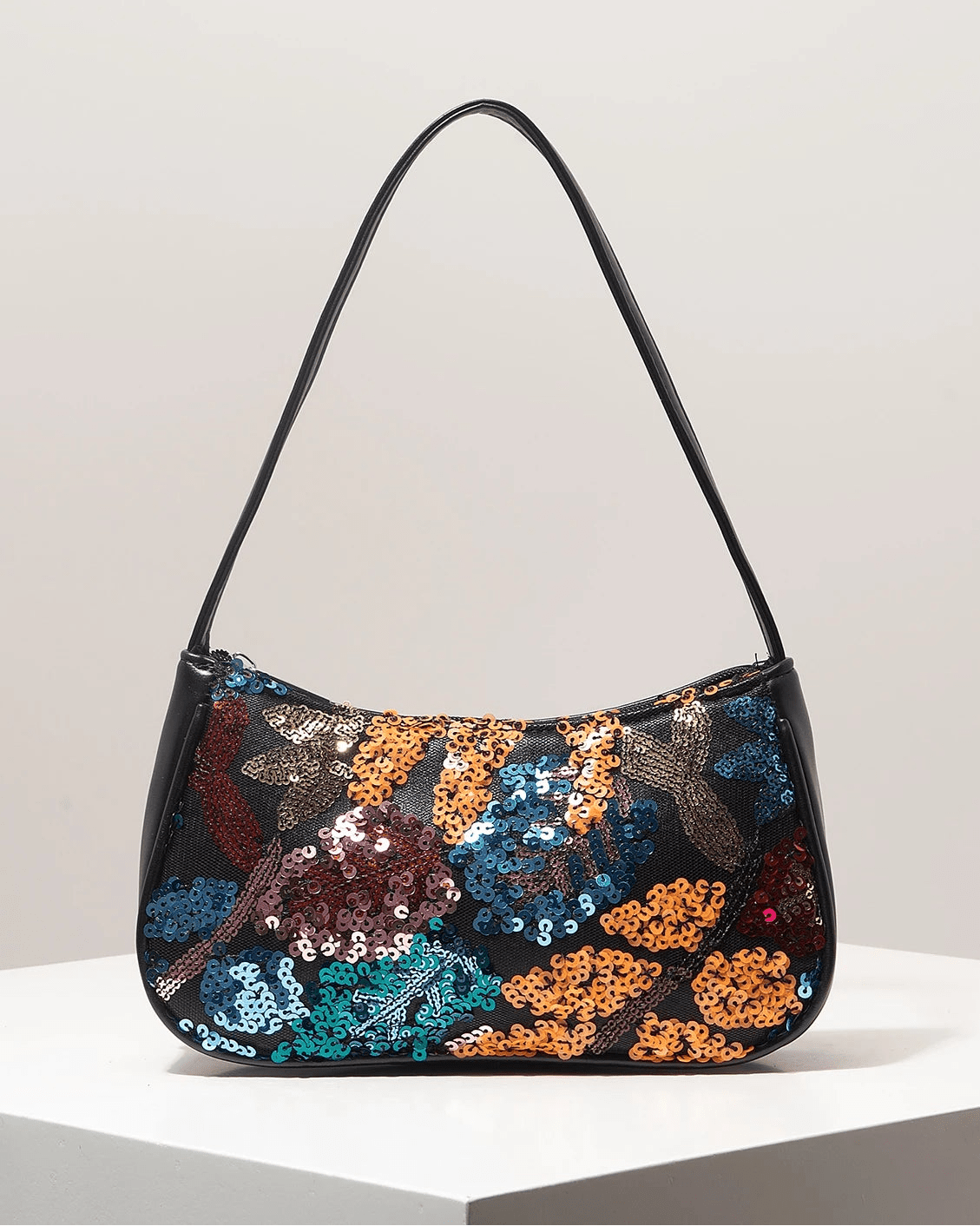 Sac à bandoulière Sophia brodé à sequins
