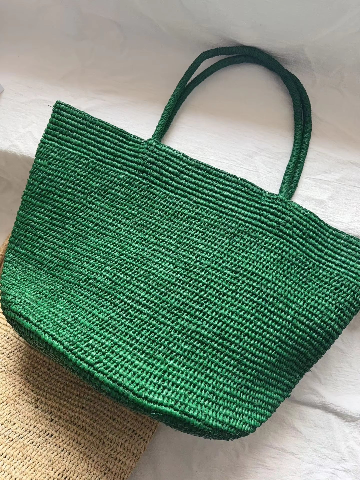 Vivienne sac cabas en rotin tressé à la main