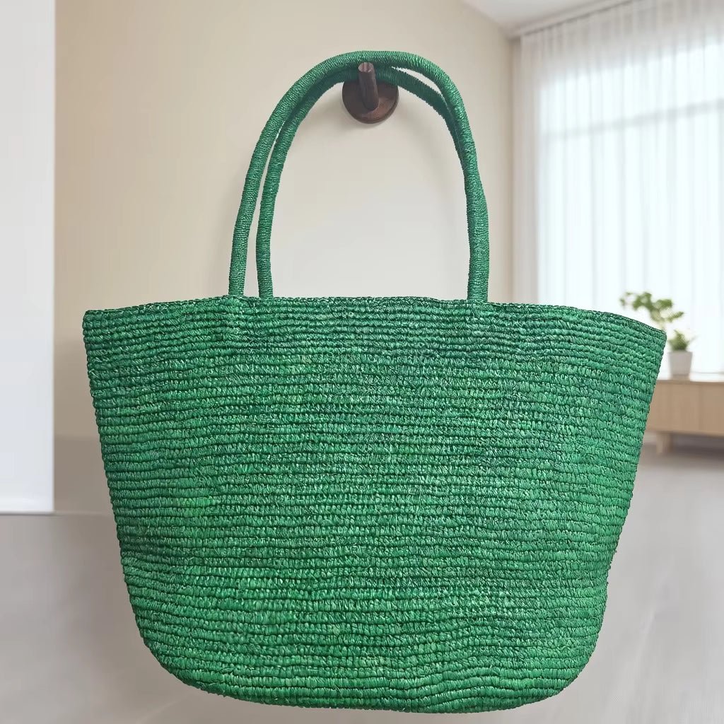 Vivienne sac cabas en rotin tressé à la main