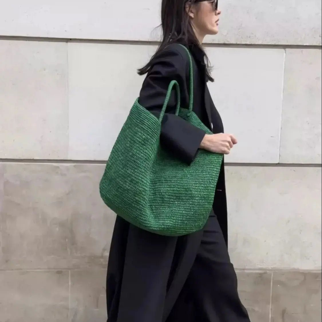 Vivienne sac cabas en rotin tressé à la main