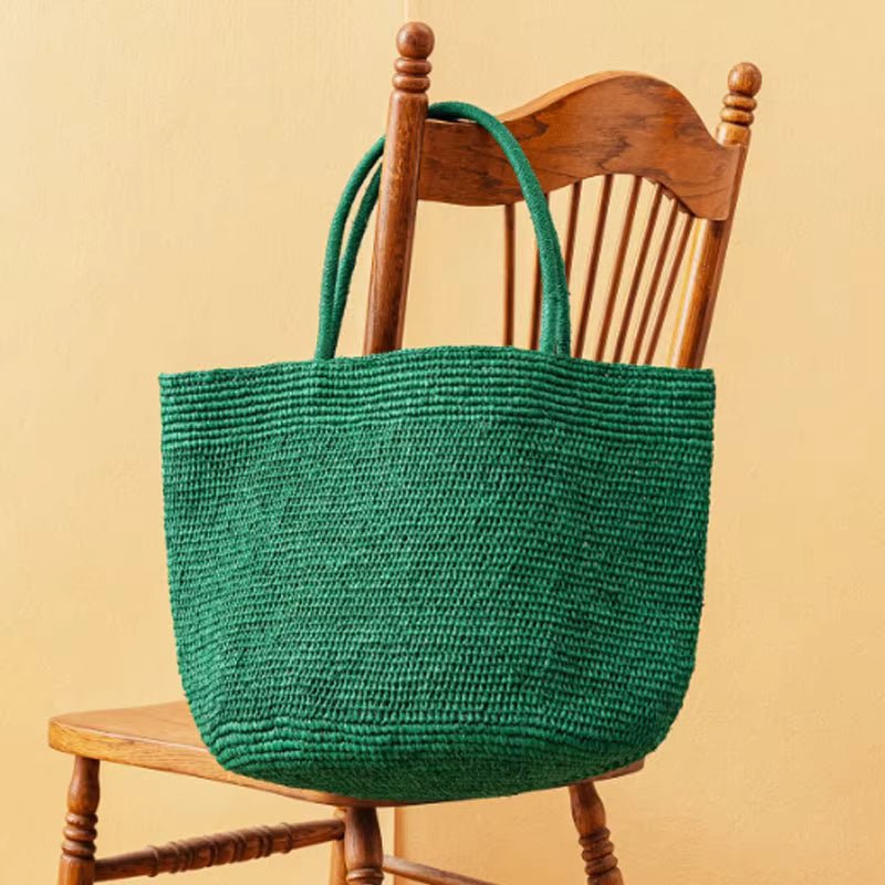 Vivienne sac cabas en rotin tressé à la main