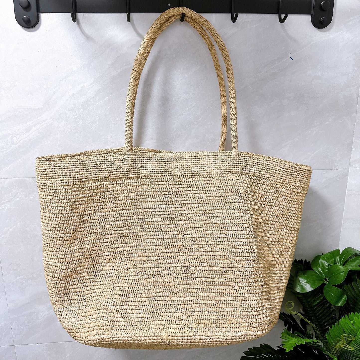 Vivienne sac cabas en rotin tressé à la main