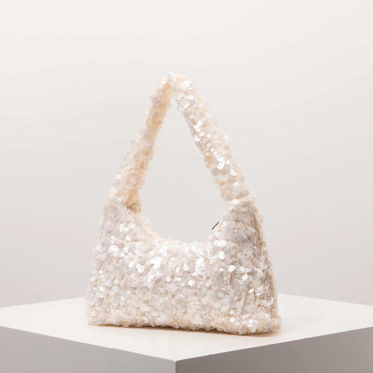 Sac d’épaule de soirée Margot à sequins