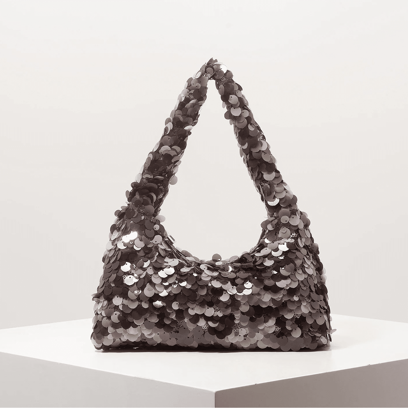 Sac d’épaule de soirée Margot à sequins