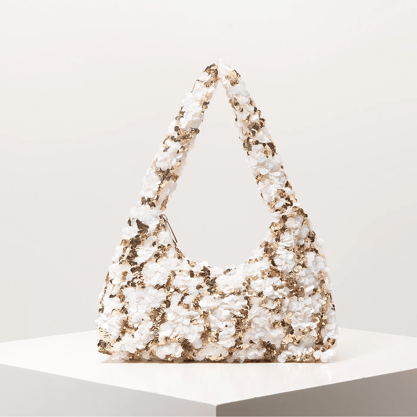Sac d’épaule de soirée Margot à sequins