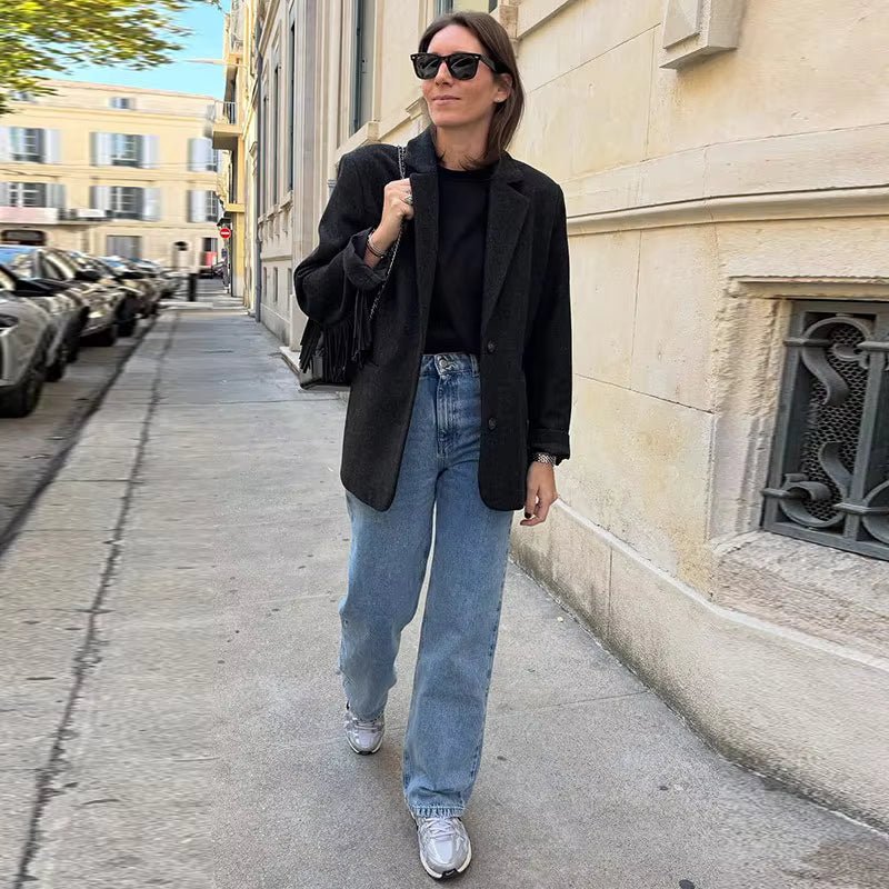 Blazer Alicia à franges sur mesure