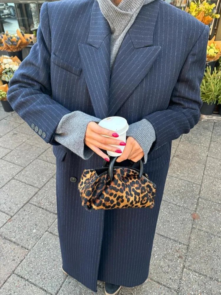 Manteau long Mary à double boutonnage