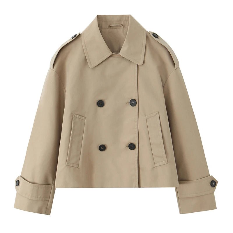 Trench Carla court croisé