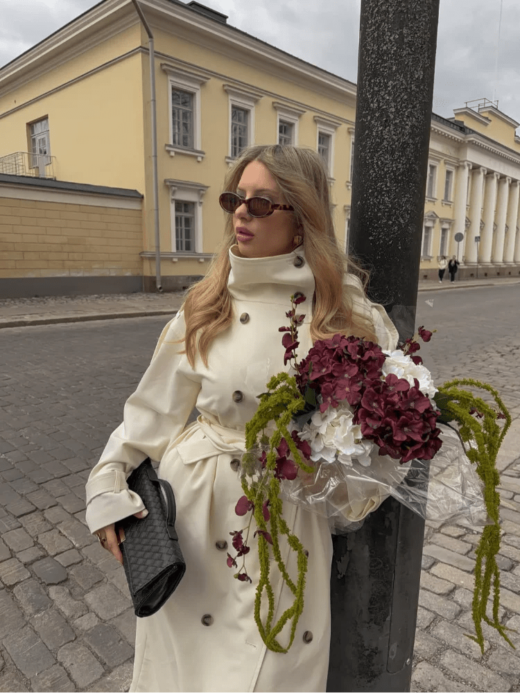 Trench-coat ceinturé Daniela