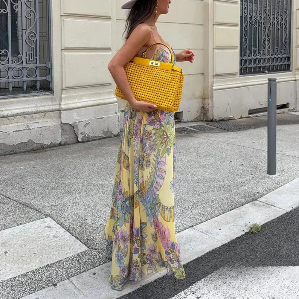 Betty robe nuisette en mousseline à motif floral