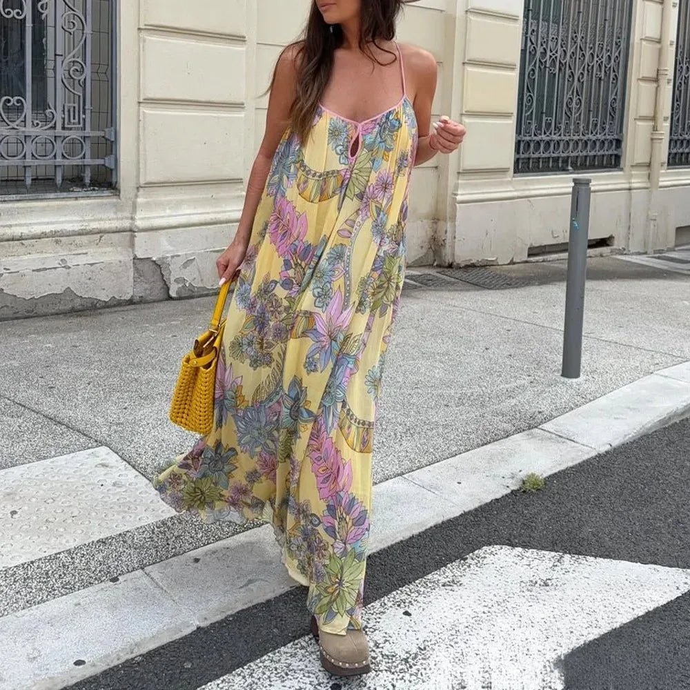 Betty robe nuisette en mousseline à motif floral