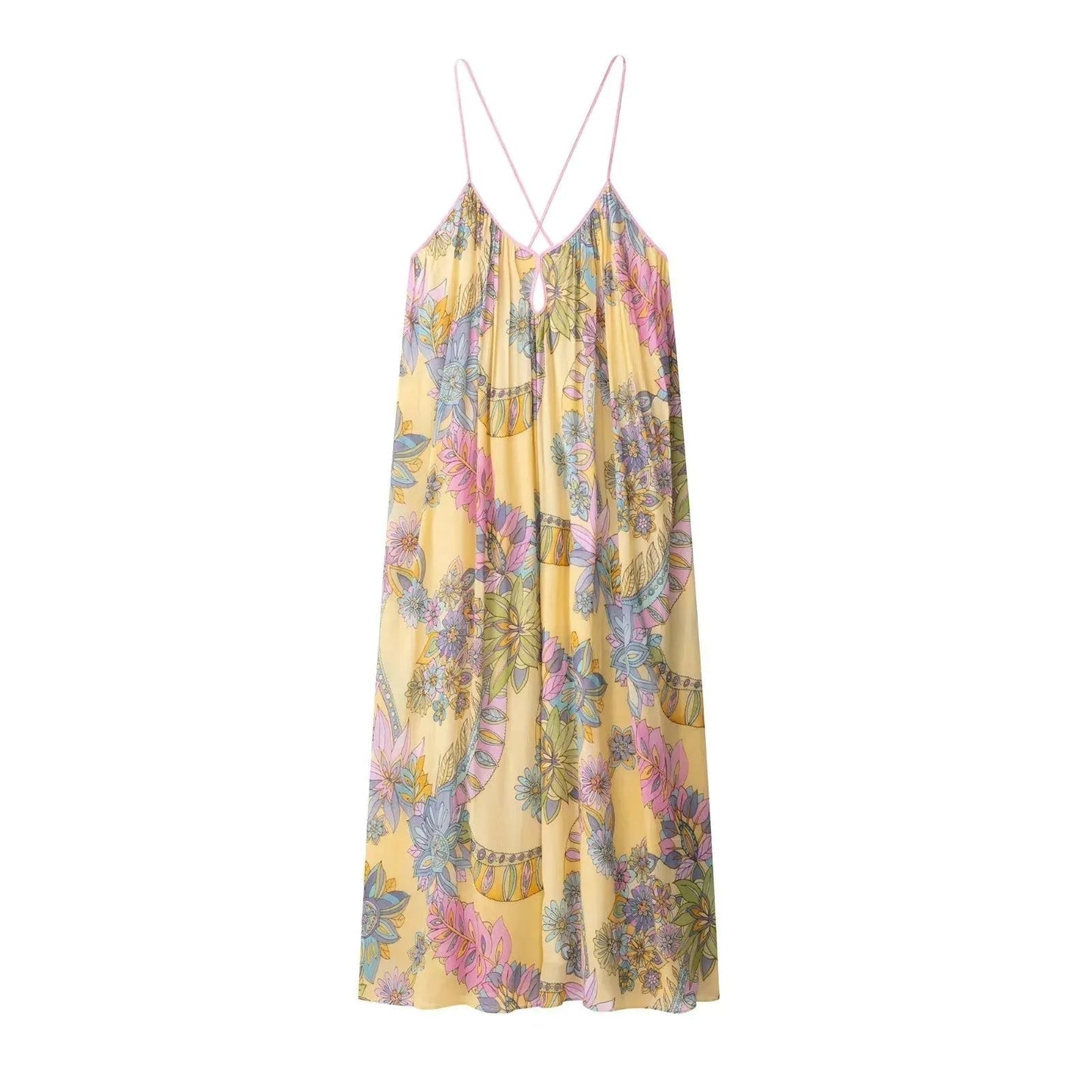 Betty robe nuisette en mousseline à motif floral