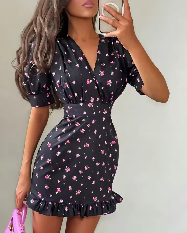 Robe courte fleurie Natasha