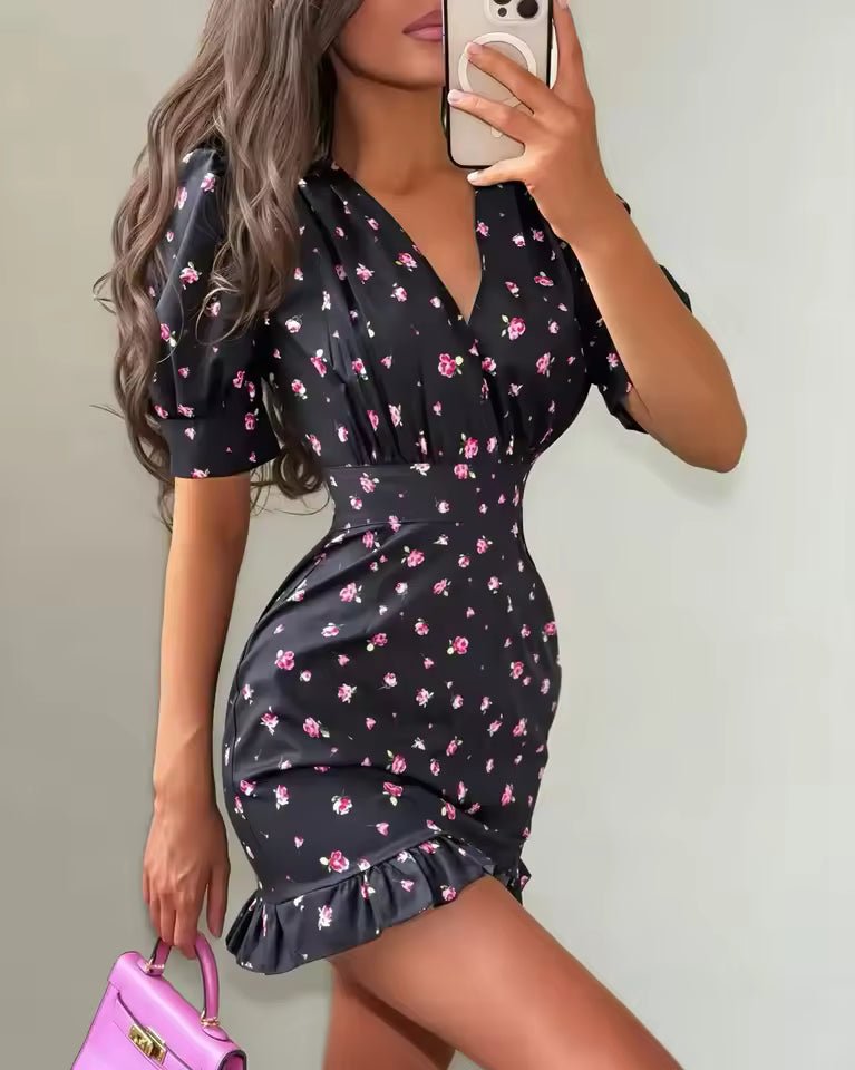 Robe courte fleurie Natasha
