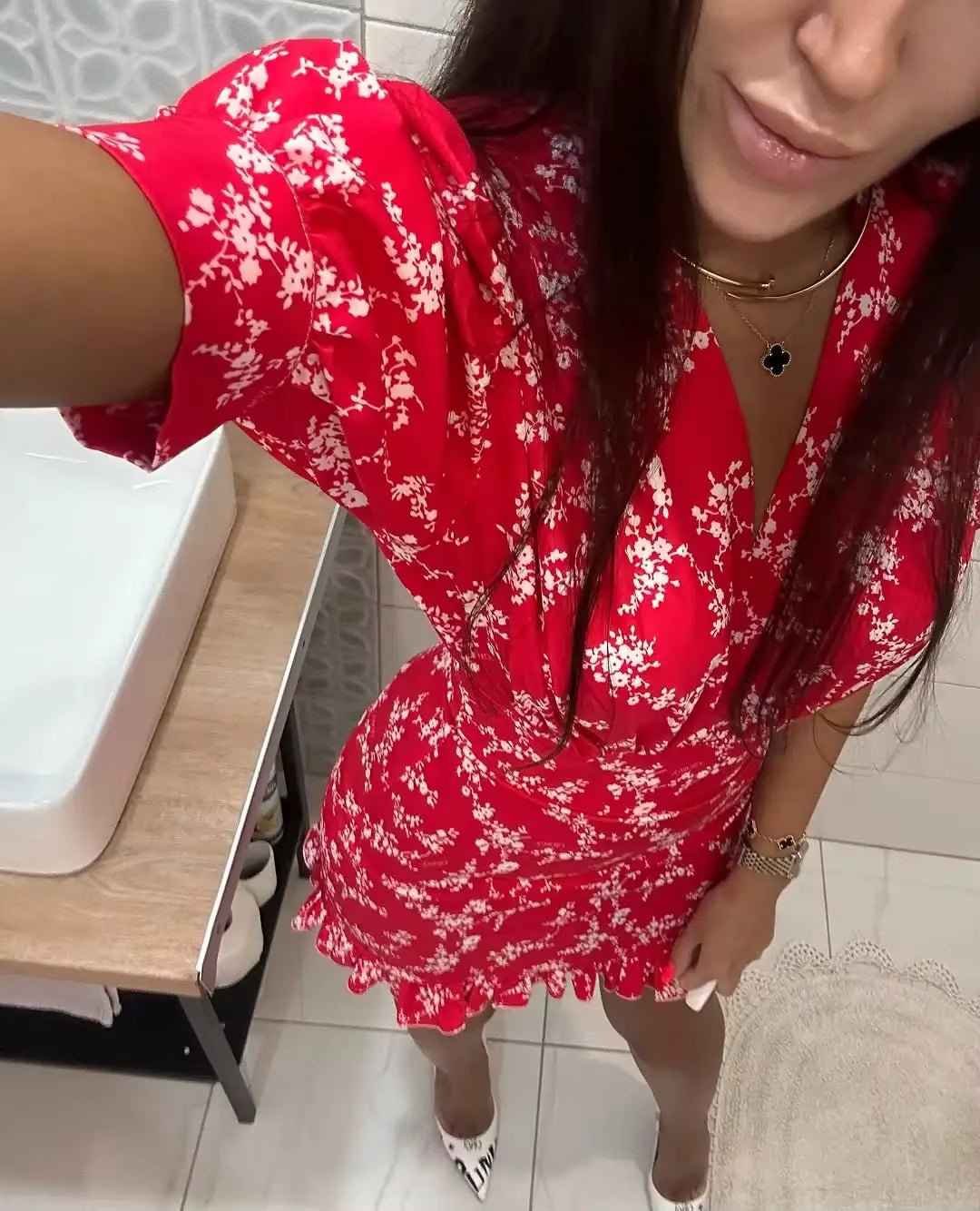 Robe courte fleurie Natasha