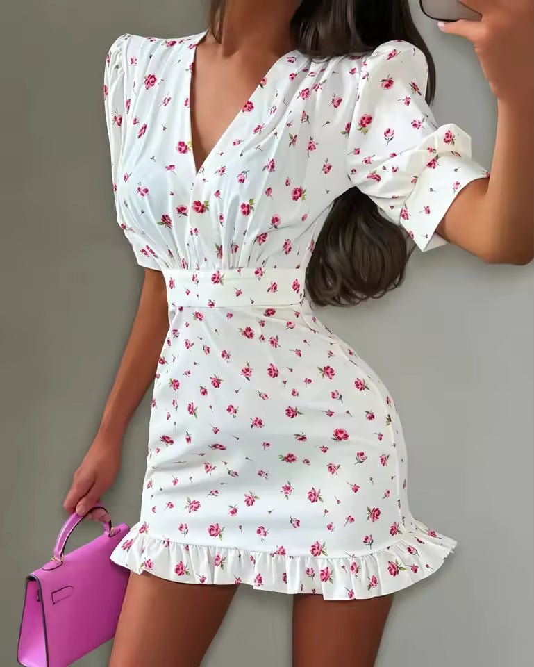 Robe courte fleurie Natasha