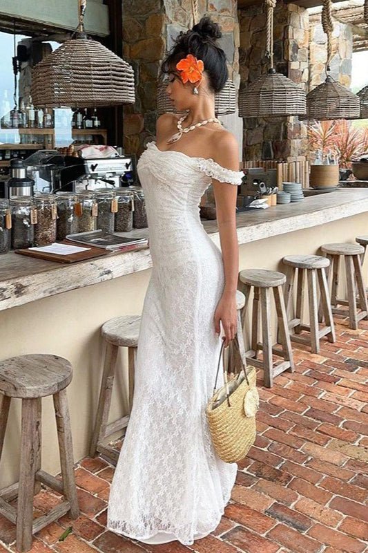 Robe maxi en dentelle Rosalind