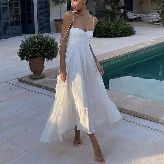 Yesha robe midi à volants