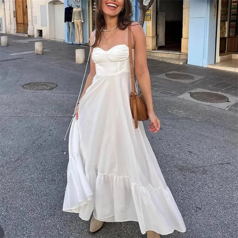 Yesha robe midi à volants