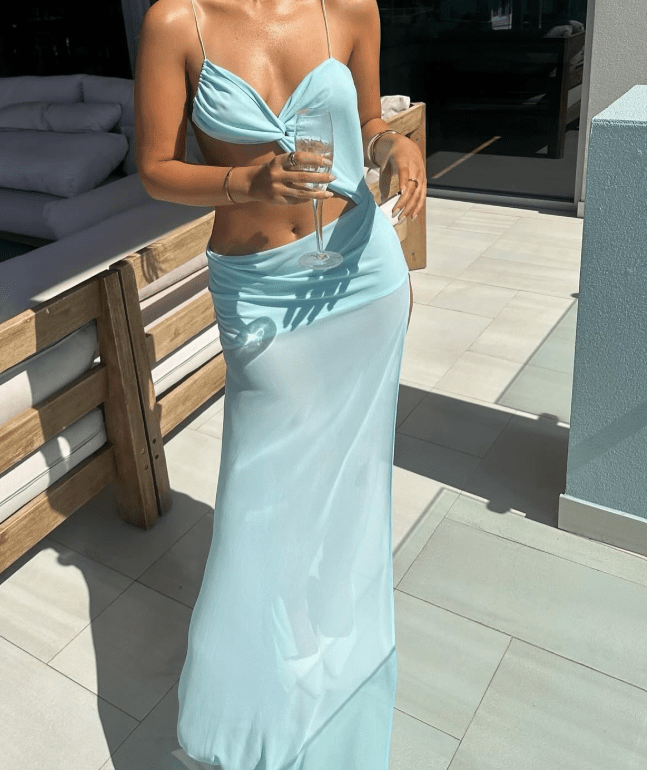 Robe maxi Bethany Twist Cut Out