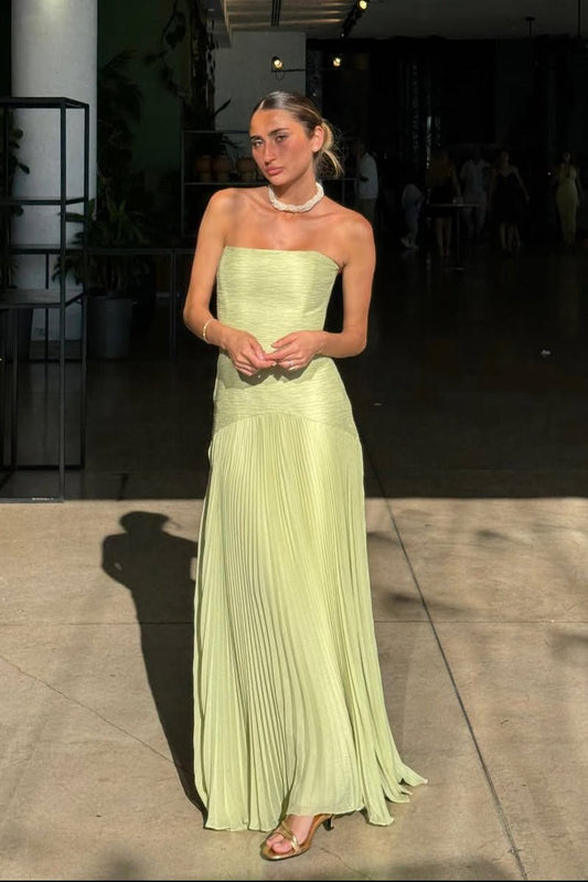 Robe maxi bustier Barbra