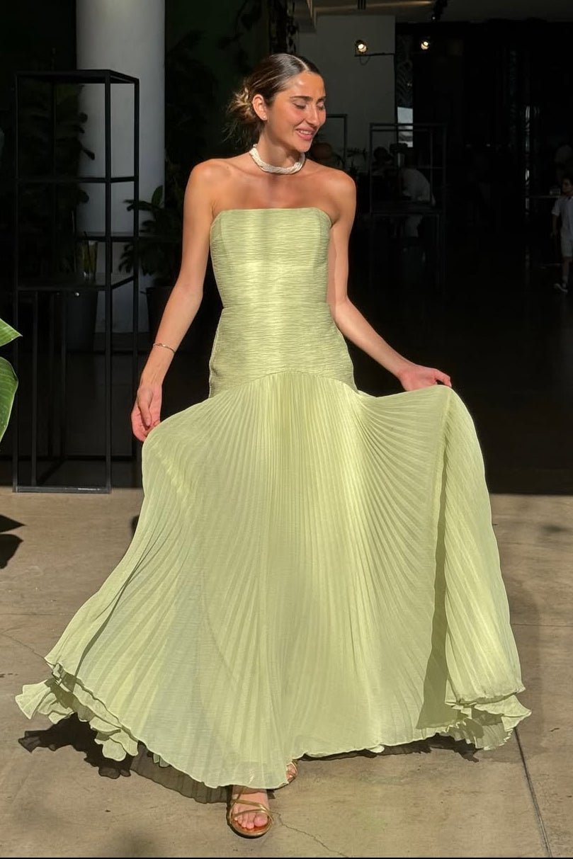 Robe maxi bustier Barbra
