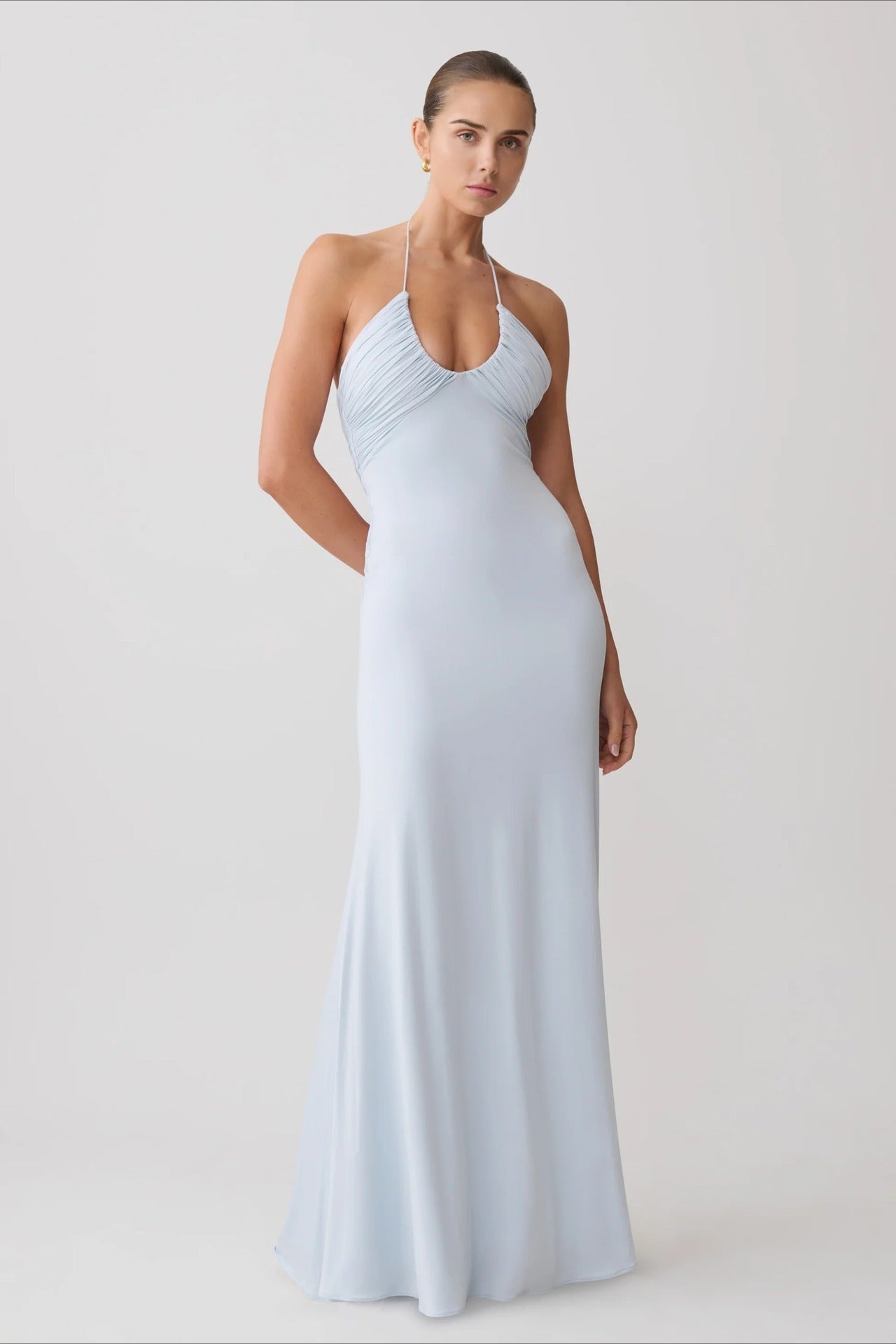 Effie Robe longue sirène à bretelles