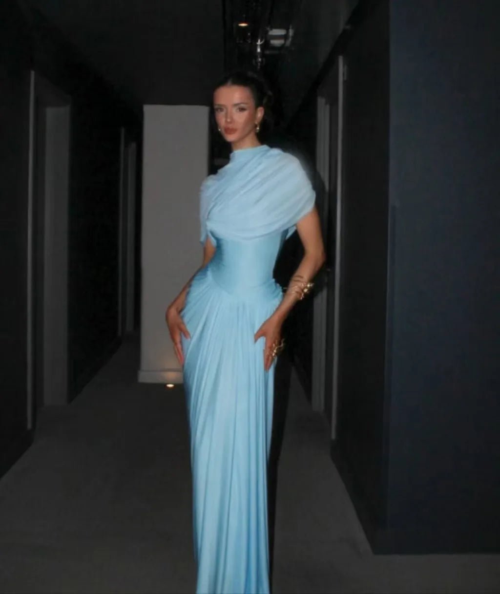 Robe maxi moulante en mesh Hadley