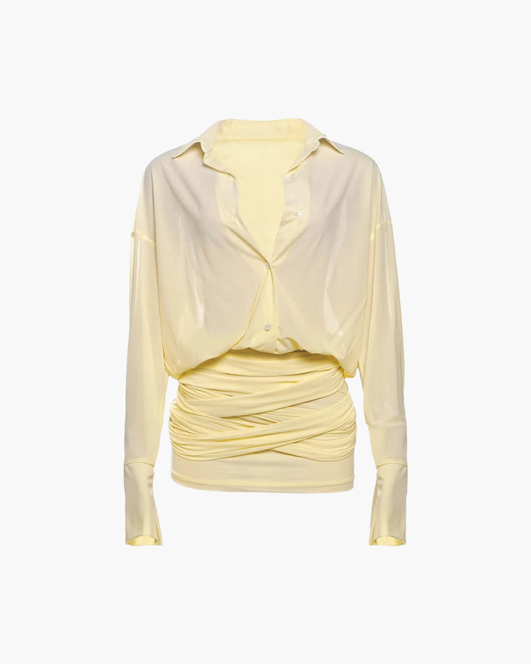 Robe-chemise Maya manches longues