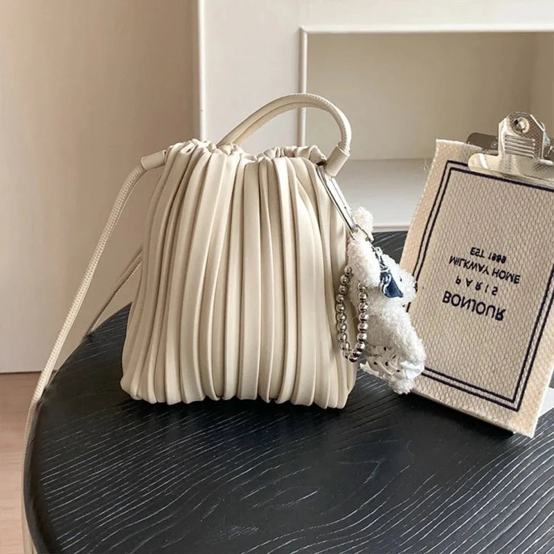 Sac bandoulière mini plissé Sadie