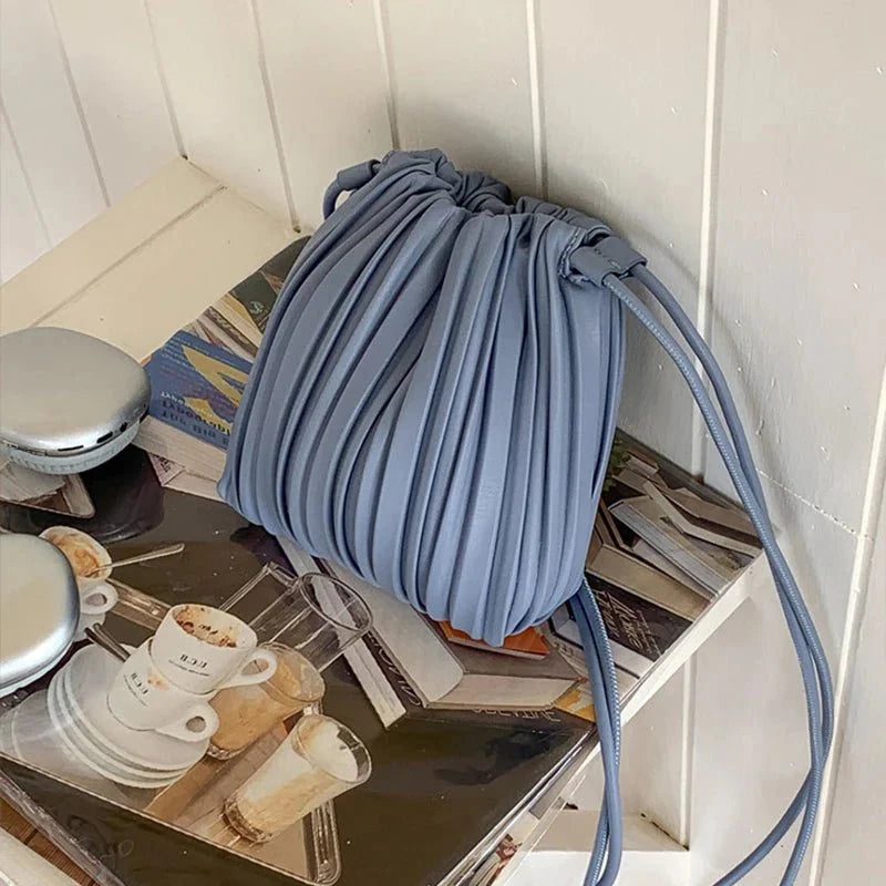 Sac bandoulière mini plissé Sadie