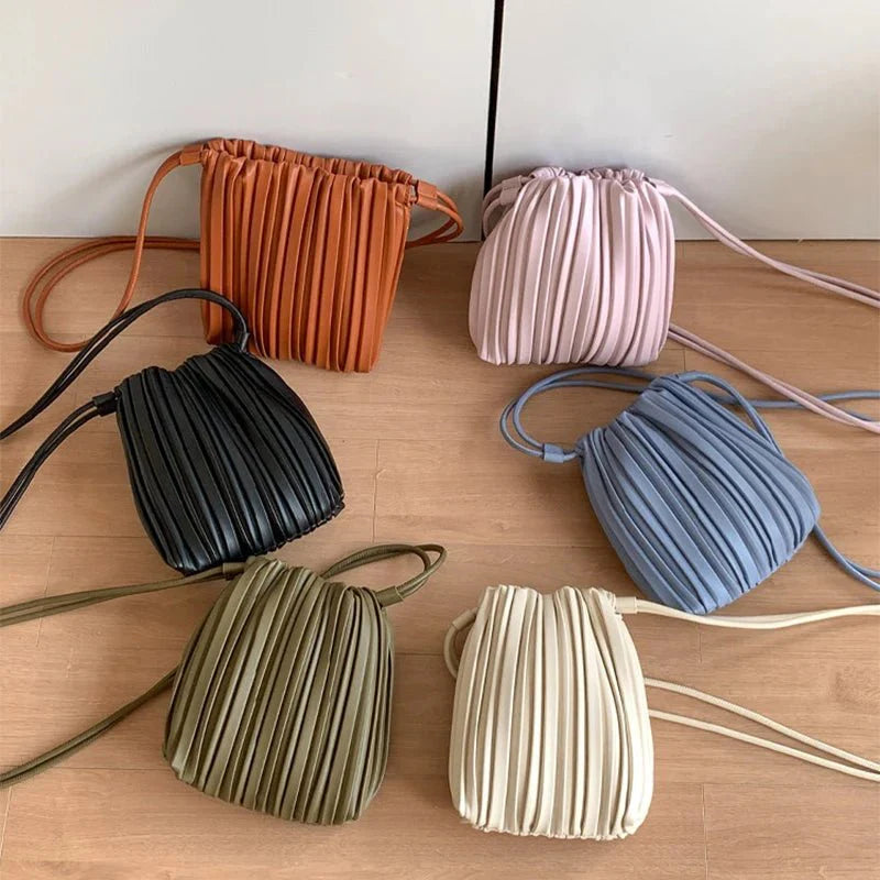 Sac bandoulière mini plissé Sadie