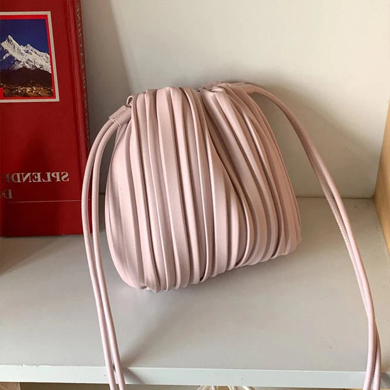 Sac bandoulière mini plissé Sadie