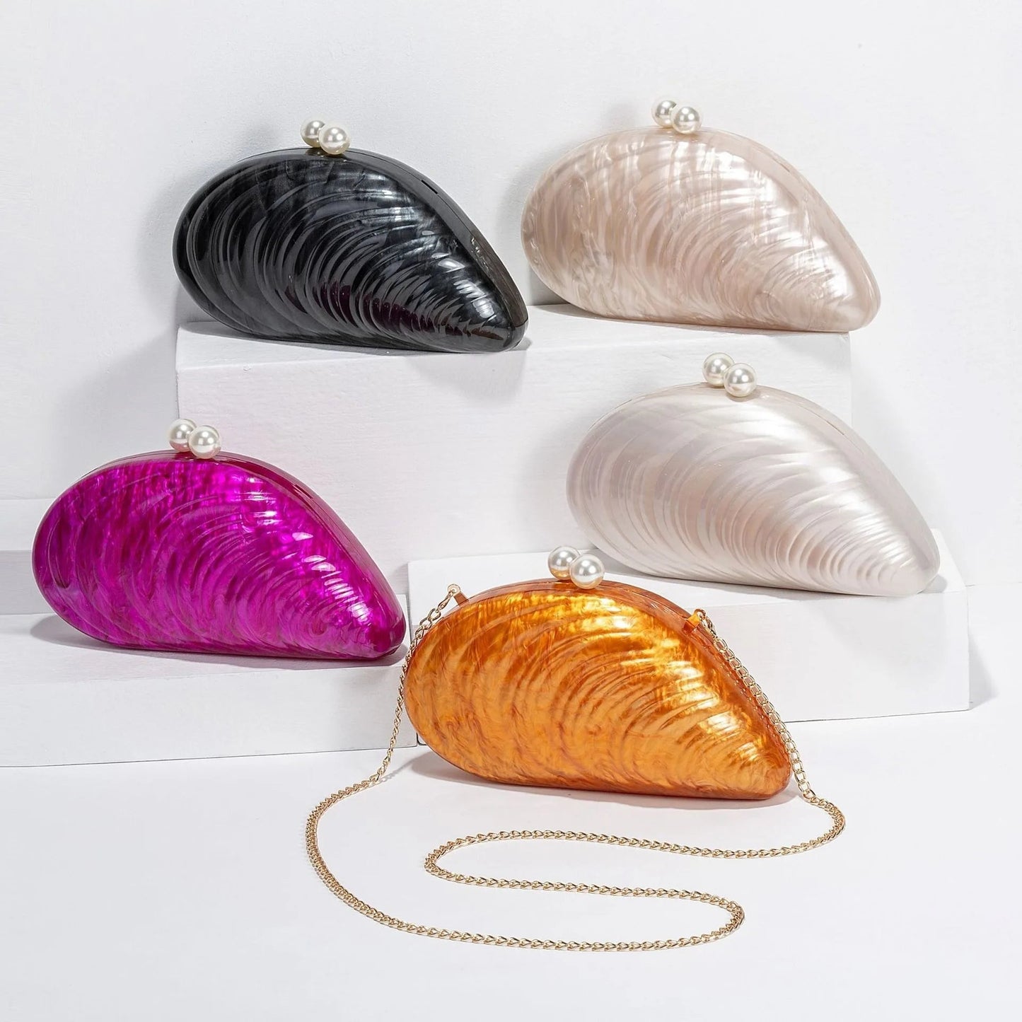 Pochette coquillage Sophia