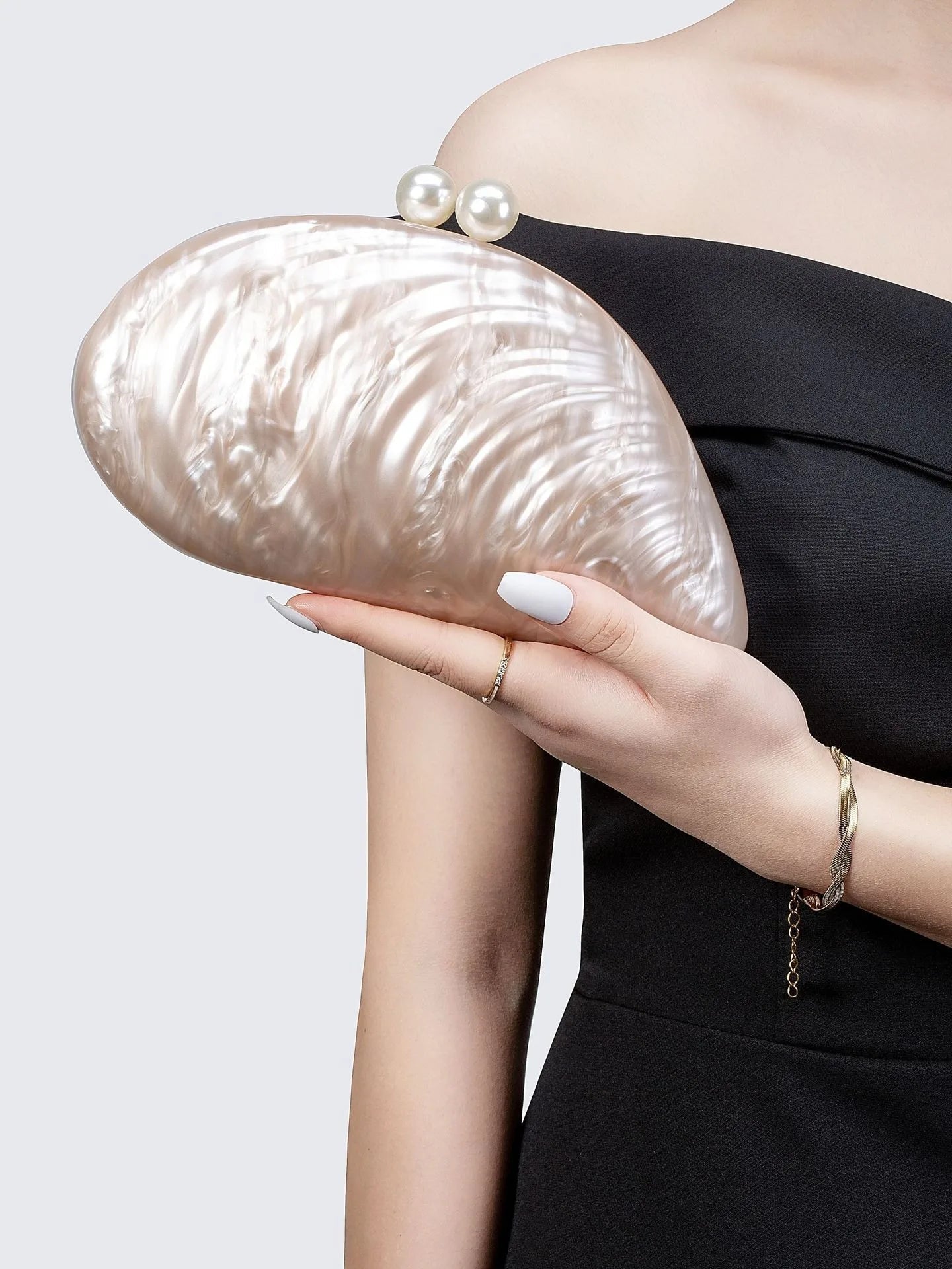 Pochette coquillage Sophia