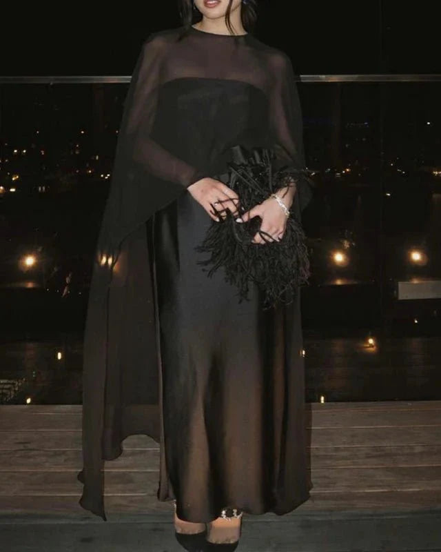 Cape cover-up Margot à pois