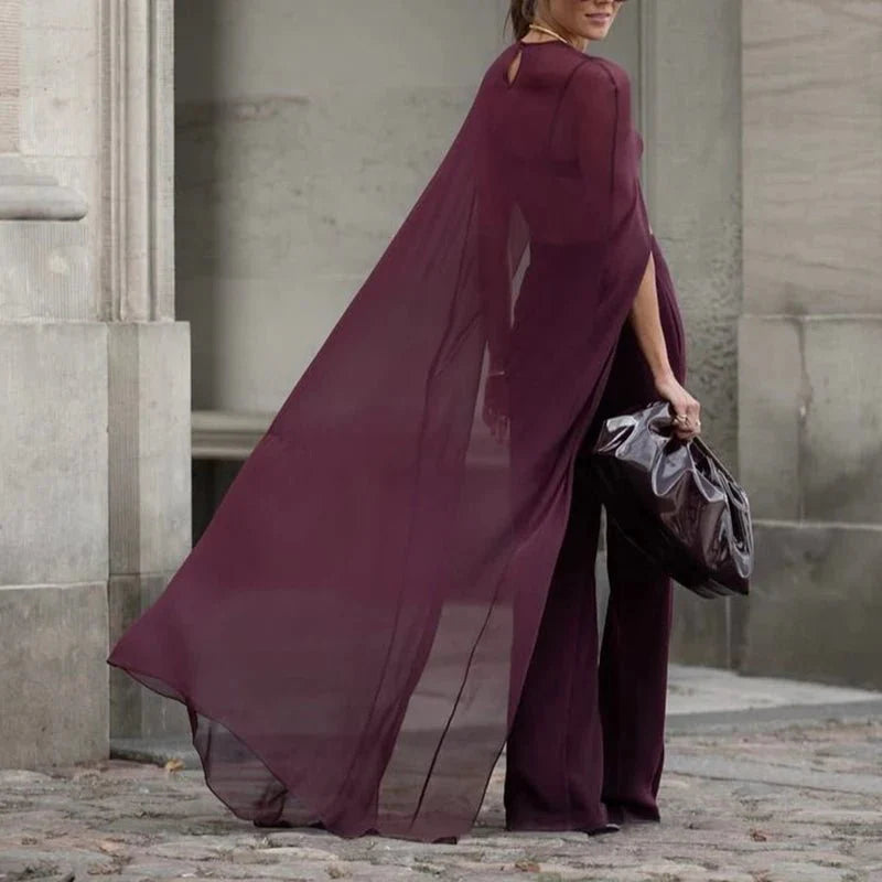 Cape cover-up Margot à pois