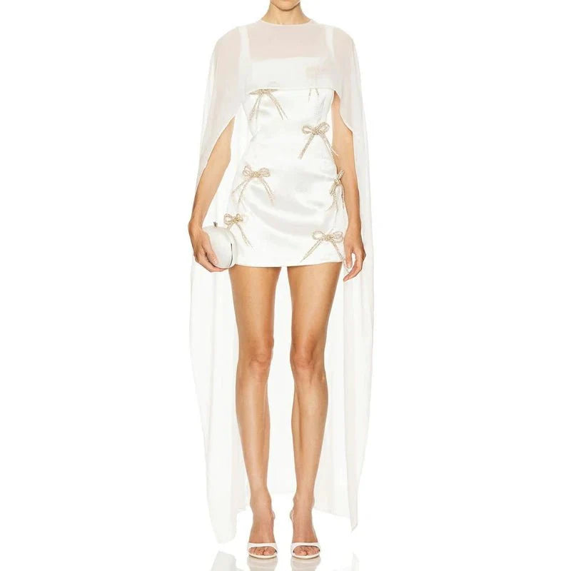 Cape cover-up Margot à pois