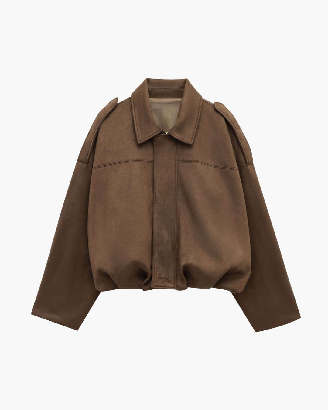 Blouson aviateur Helen en faux daim