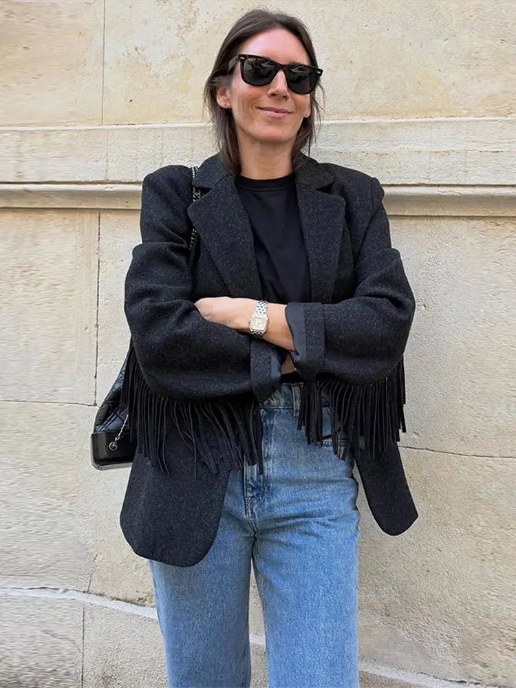 Blazer Claudia à franges