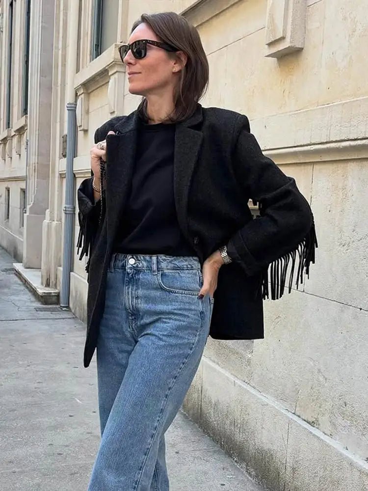 Blazer Claudia à franges