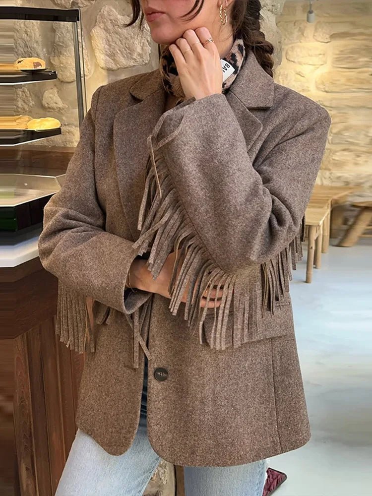 Blazer Claudia à franges