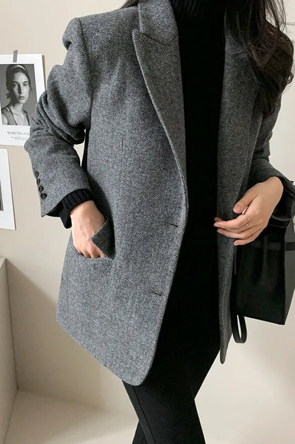 [max 255]: Veste blazer oversize ajustée Gina