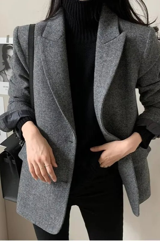 [max 255]: Veste blazer oversize ajustée Gina