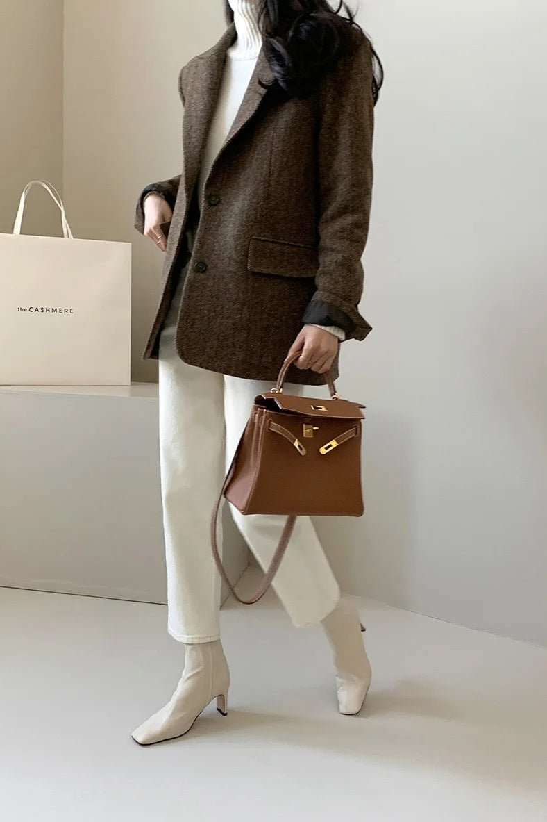 [max 255]: Veste blazer oversize ajustée Gina