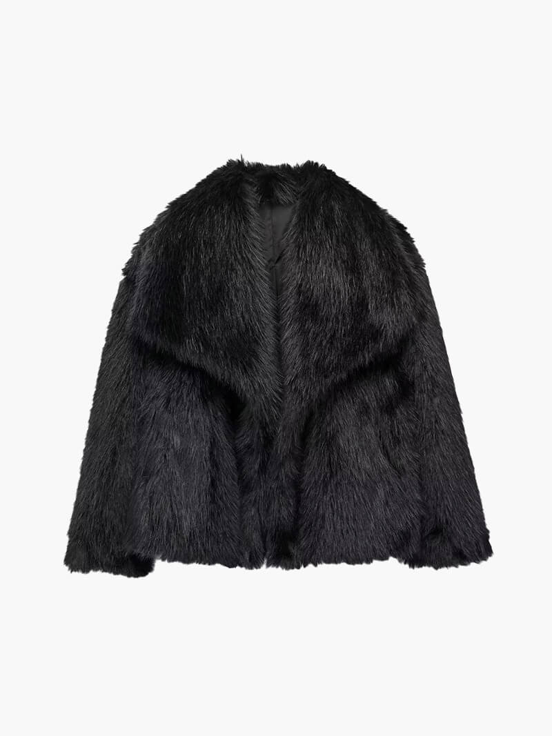 Manteau Tessa en fausse fourrure