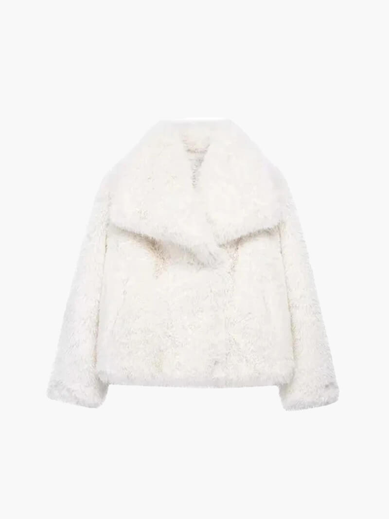 Manteau Tessa en fausse fourrure