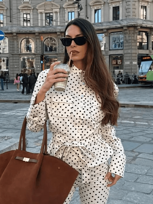 Ensemble Capri à pois Marianne