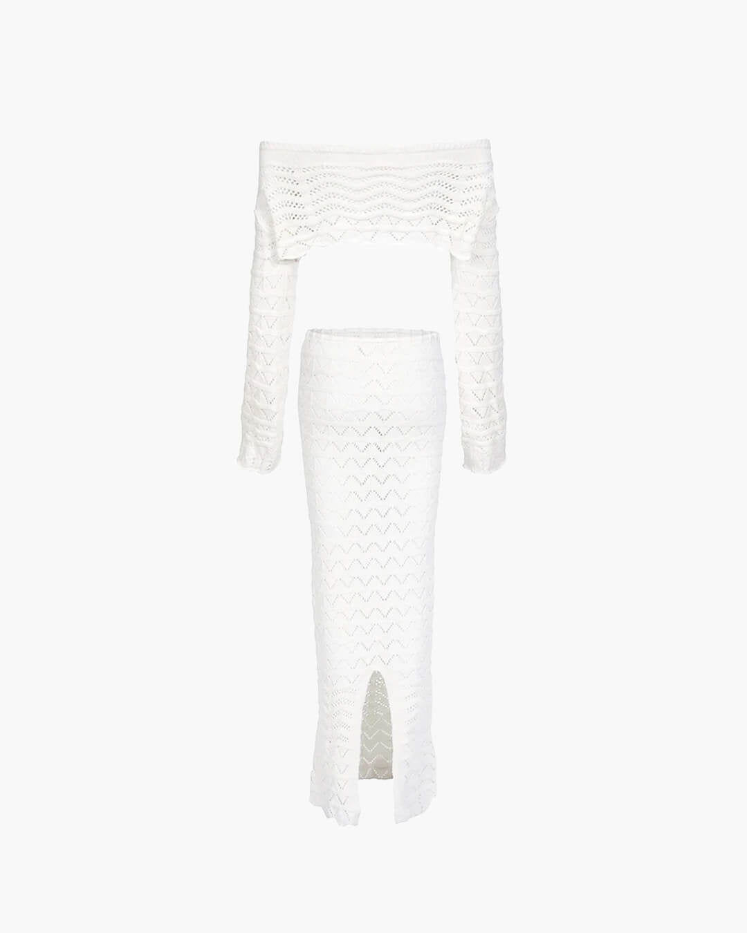 Ensemble tricot Lily épaules dénudées